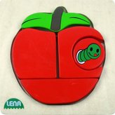 Lena Dřevěné puzzle jablko