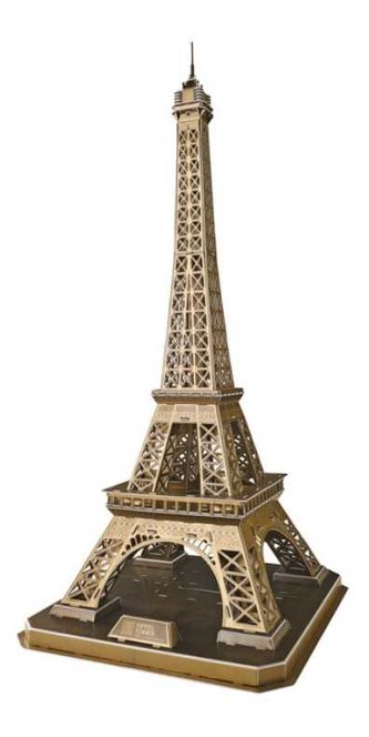 Small Foot Třívrstvé pěnové 3D puzzle Eiffelova věž velká