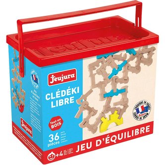 Dřevěná stavebnice Jeujura 30 dílků