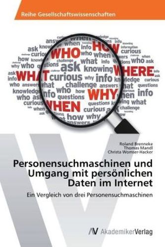 Personensuchmaschinen und Umgang mit persönlichen Daten im Internet