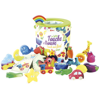 Vilac Dřevěná hra Hmatej a najdi - anglický obal