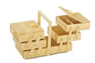 Small Foot Dřevěný skládací patrový box na cokoliv