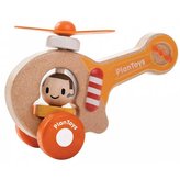 PlanToys Helikoptéra oranžová