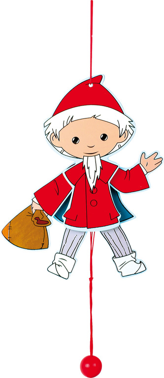 Small Foot Dřevěná dekorace pohyblivý panák Jack