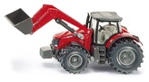 Siku Kovový model traktor Massey Ferguson s předním nakladačem