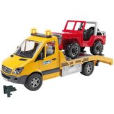 Bruder MERCEDES BENZ Sprinter odtah, jeep