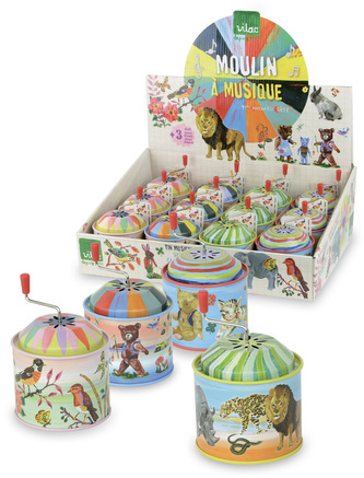 Vilac Muzikální hrací skříňka Nathalie 1ks Safari