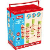 Jeujura Dřevěná stavebnice a kaskáda 67 dílků