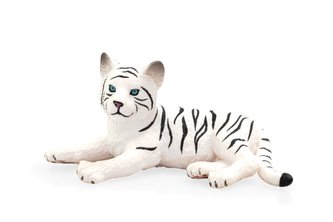 Mojo Animal Planet Tygr bílý mládě ležící