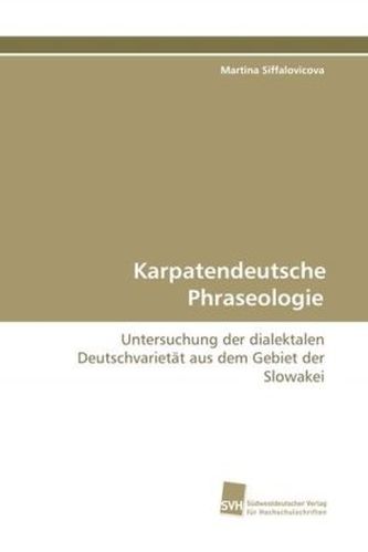Karpatendeutsche Phraseologie