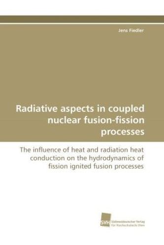 Radiative aspects in coupled nuclear fusion-fission processes