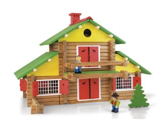 Jeujura Dřevěná stavebnice Jeujura 240 dílů