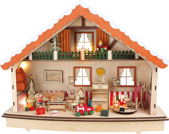 Small Foot Dřevěný dekorační svítící domeček