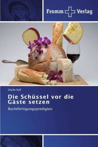 Die Schüssel vor die Gäste setzen