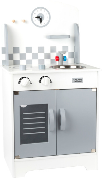 Small Foot Dřevěná kuchyňka s hodinami Country