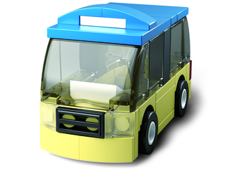 Sluban Builder M38-B05398 4 Veřejná doprava 1ks písmenko D