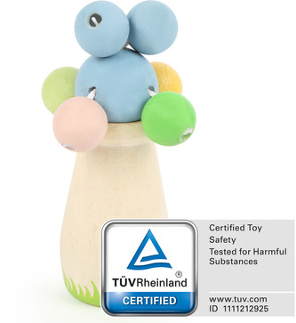 Small Foot Dřevěné chrastítko s kuličkami Lotta