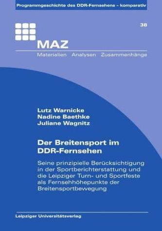 Der Breitensport im DDR-Fernsehen