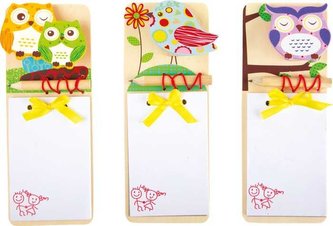 Small Foot Poznámkový sešit s ptáčky 1 ks