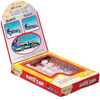 HJ Toys Dřevěná stavebnice formule