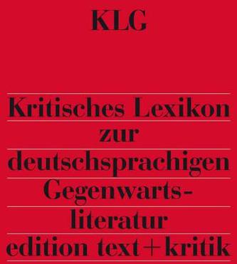 Kritisches Lexikon zur deutschsprachigen Gegenwartsliteratur (KLG), 14 Ordner zur Fortsetzung