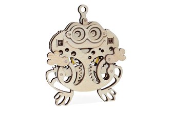 Wood Trick 3D mechanické puzzle - Žába