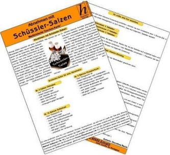 Abnehmen mit Schüssler-Salzen, Medizinische Taschen-Karte
