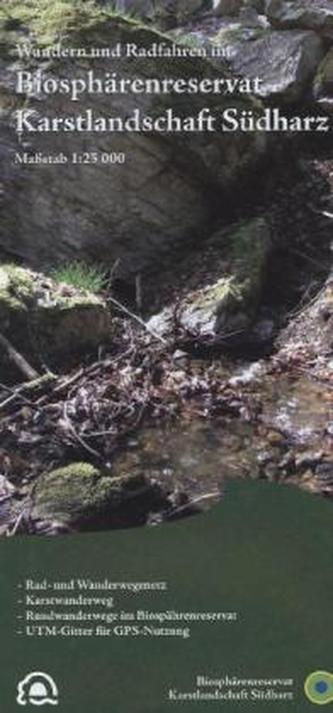 KKV Rad- und Wanderkarte Wandern und Radfahren im Biosphärenreservat Karstlandschaft Südharz