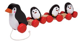 Small Foot Rodinka tučňáků na provázku