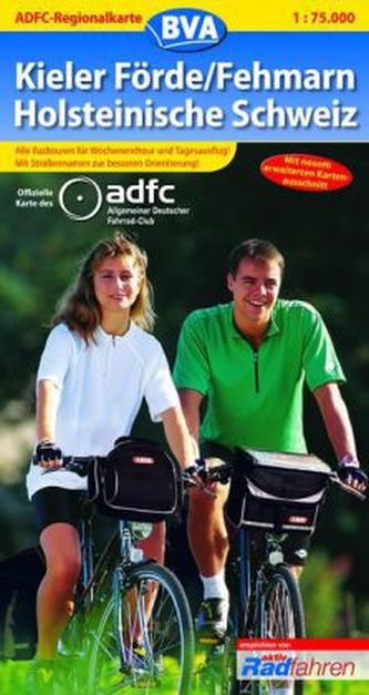 ADFC Regionalkarte Kieler Förde, Fehmarn, Holsteinische Schweiz