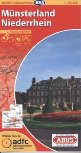 ADFC-Radtourenkarte Münsterland, Niederrhein