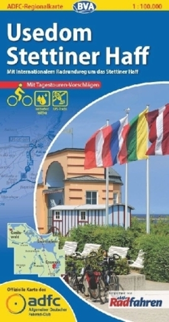 ADFC Regionalkarte Usedom, Stettiner Haff