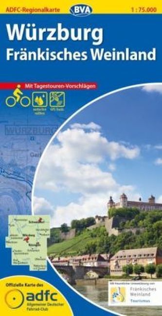 ADFC Regionalkarte Würzburg, Fränkisches Weinland