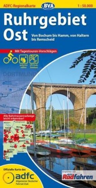 ADFC Regionalkarte Ruhrgebiet Ost