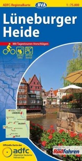 ADFC Regionalkarte Lüneburger Heide