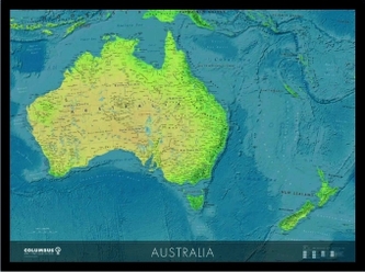 Australien, Planokarte