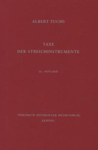 Taxe der Streichinstrumente