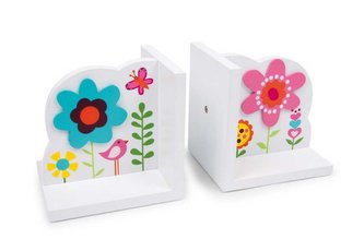 Small Foot Opěrky knih kytičky sada 2 ks