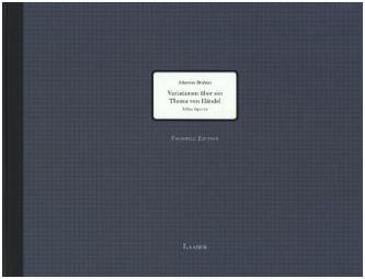 Variationen und Fuge über ein Thema von Händel für Klavier B-Dur, Opus 24