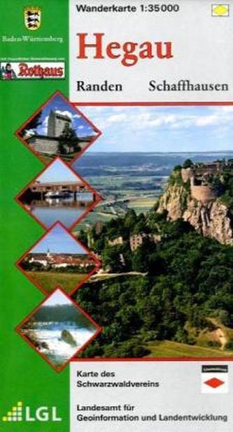 Topographische Wanderkarte Baden-Württemberg Hegau