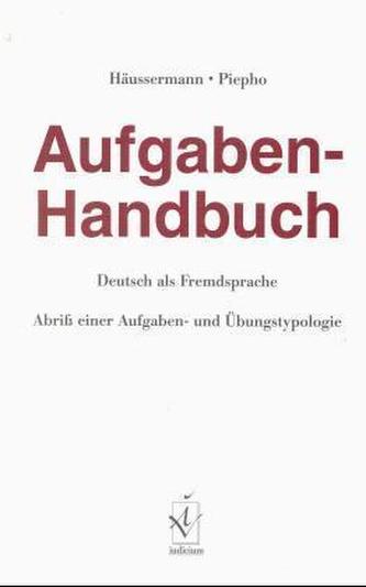 Aufgaben-Handbuch, Deutsch als Fremdsprache