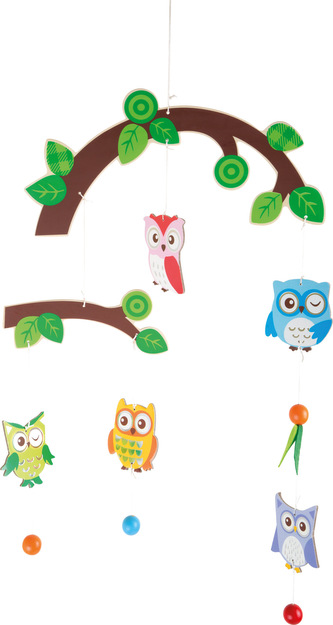 Small Foot Závěsný kolotoč Sovičky