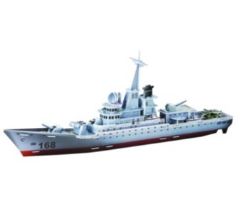 Třívrstvé pěnové 3D puzzle  - Fregata Křižník