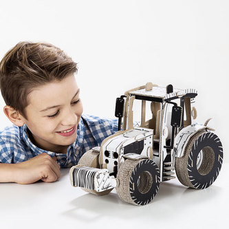 TO DO kartonová 3D skládačka Traktor