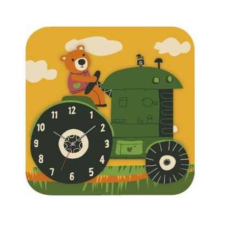 RoboTime 3D puzzle hodiny se strojkem traktor