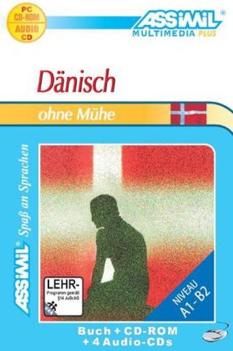Assimil Dänisch, Lehrbuch, 4 Audio-CDs u. 1 CD-ROM