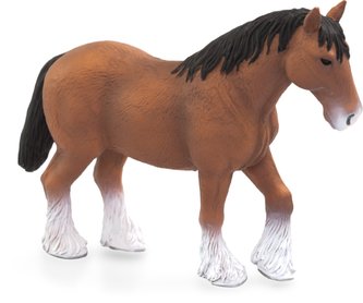 Mojo Animal Planet Kůň Clydesdale hnědý