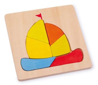 Small Foot Vkládací puzzle Loď