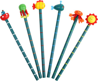 Small Foot Sada dřevěných tužek přátelé a oceán 6ks