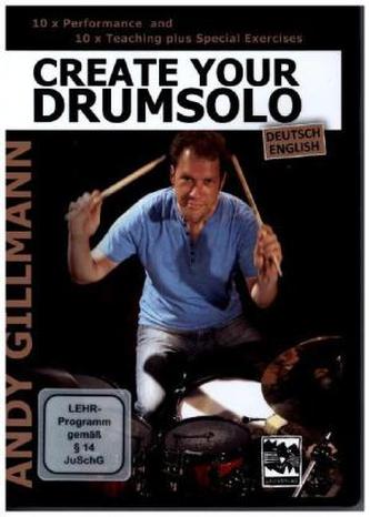Create your Drumsolo, 1 DVD, deutsche u. englische Version